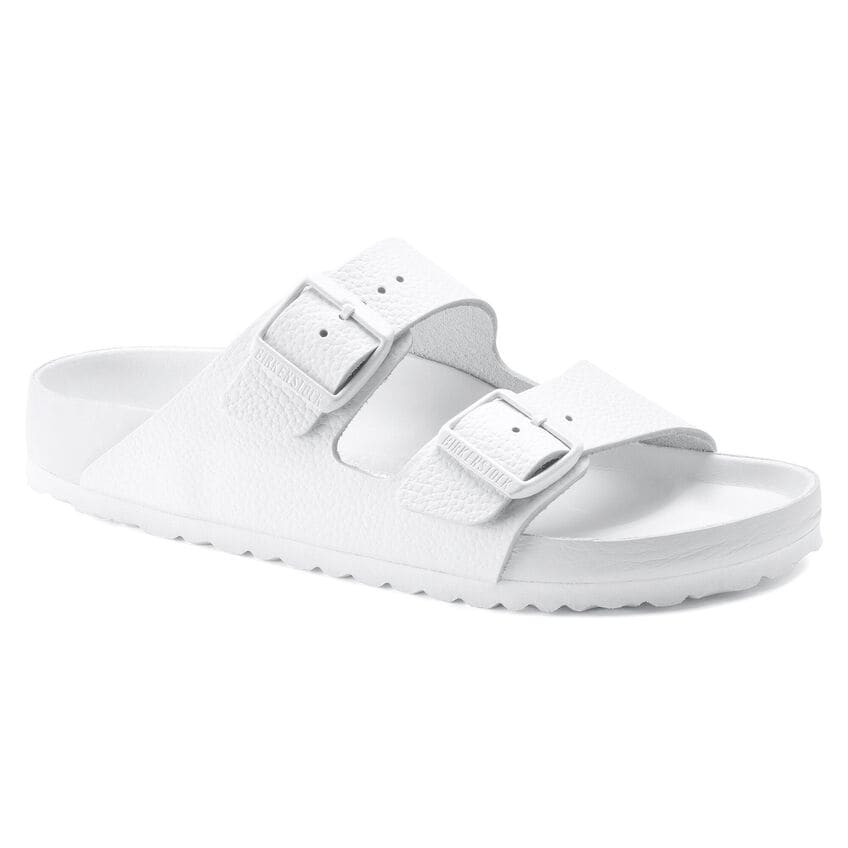 Arizona Natural Leather Exquisite White Sandals