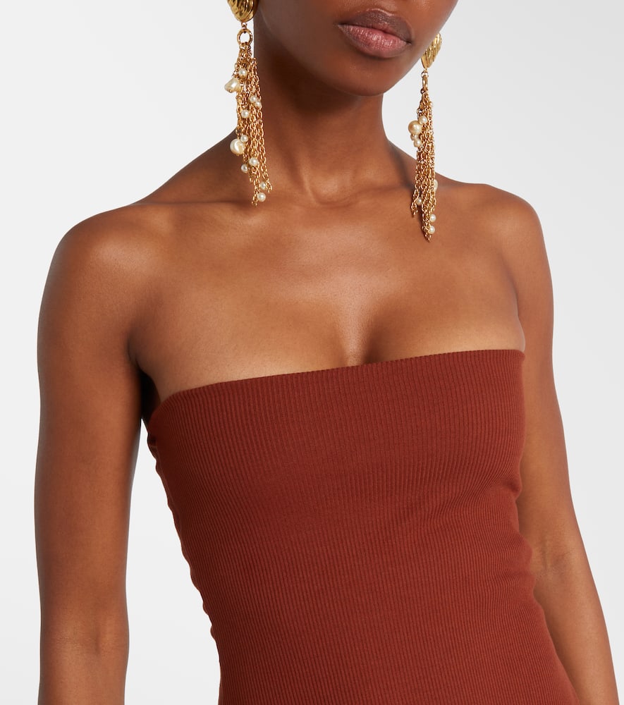 Light And Sound linen-blend maxi dress