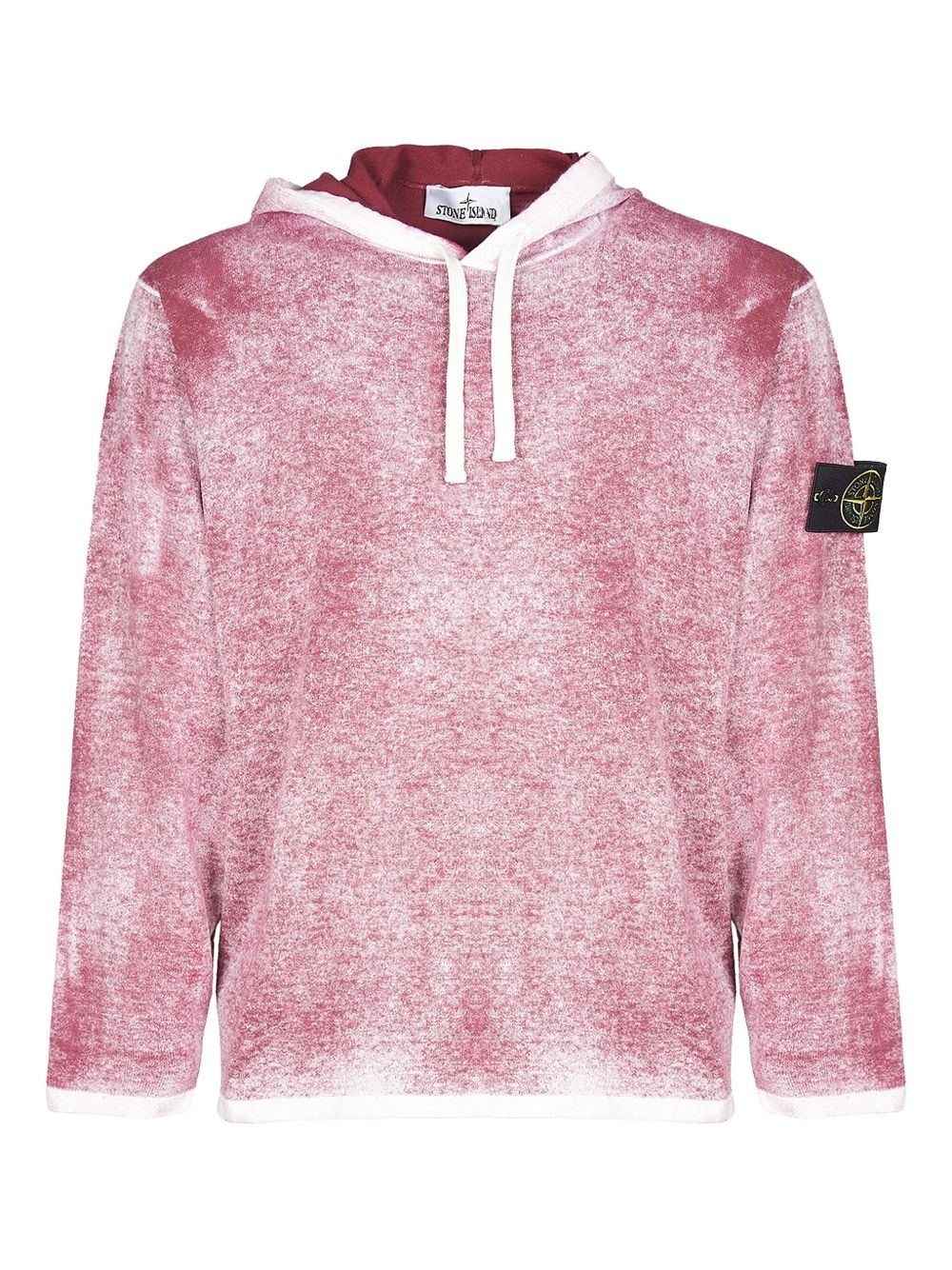 Gradient-effect hooded sweatshirt - Pink
