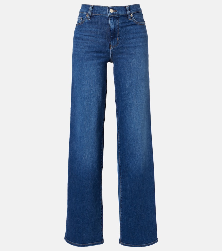 Le Slim high-rise wide-leg jeans