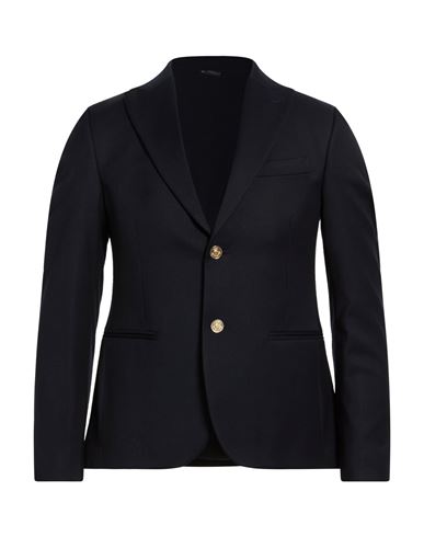 Man Blazer Midnight blue Size 44 Polyester, Viscose, Elastane