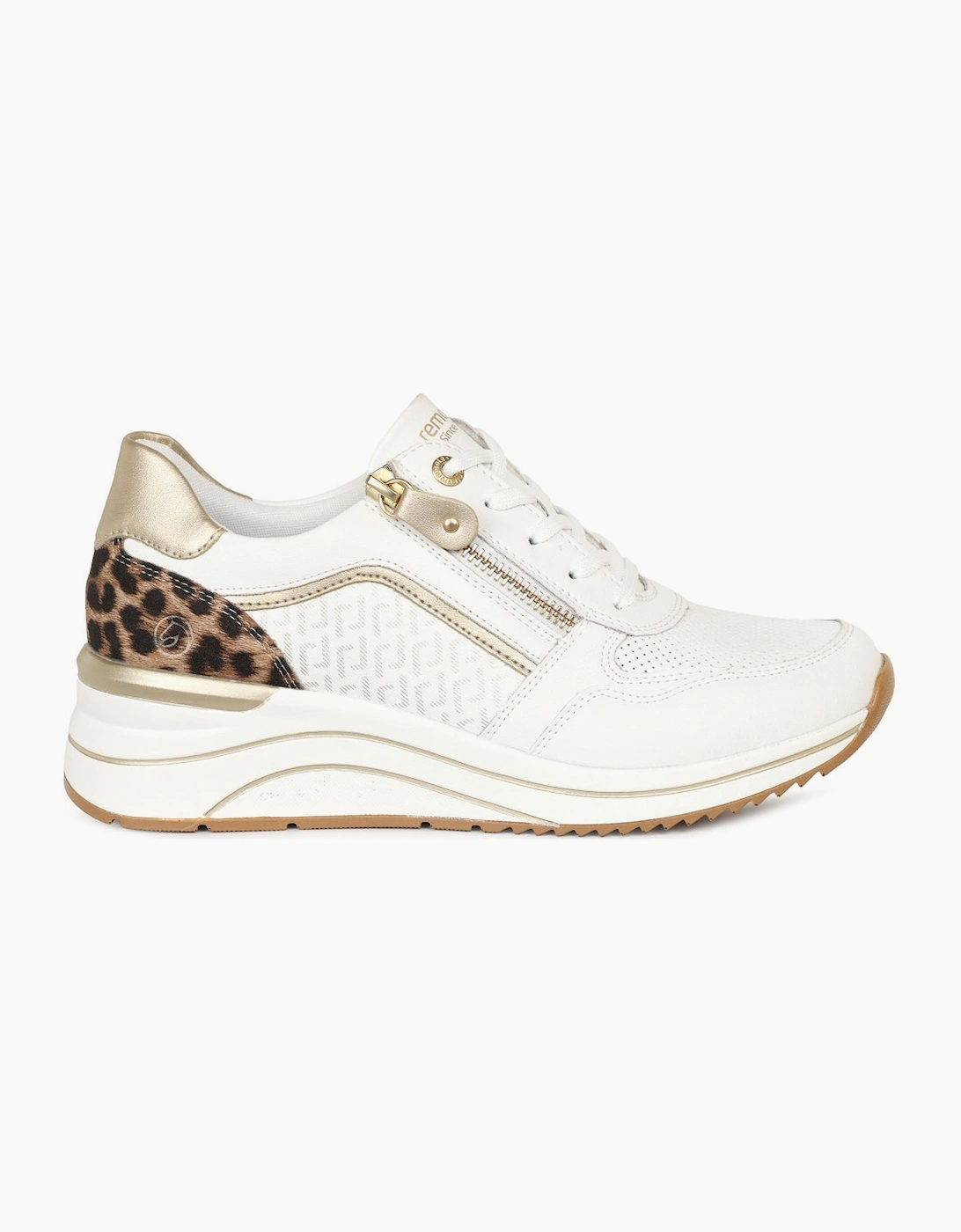 Remonte Women's Arial Womens Trainers - White Leo