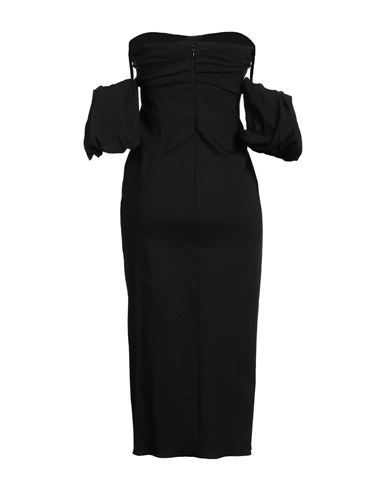 Isabel Marant Woman Midi dress Black Size 10 Hemp, Viscose, Elastane