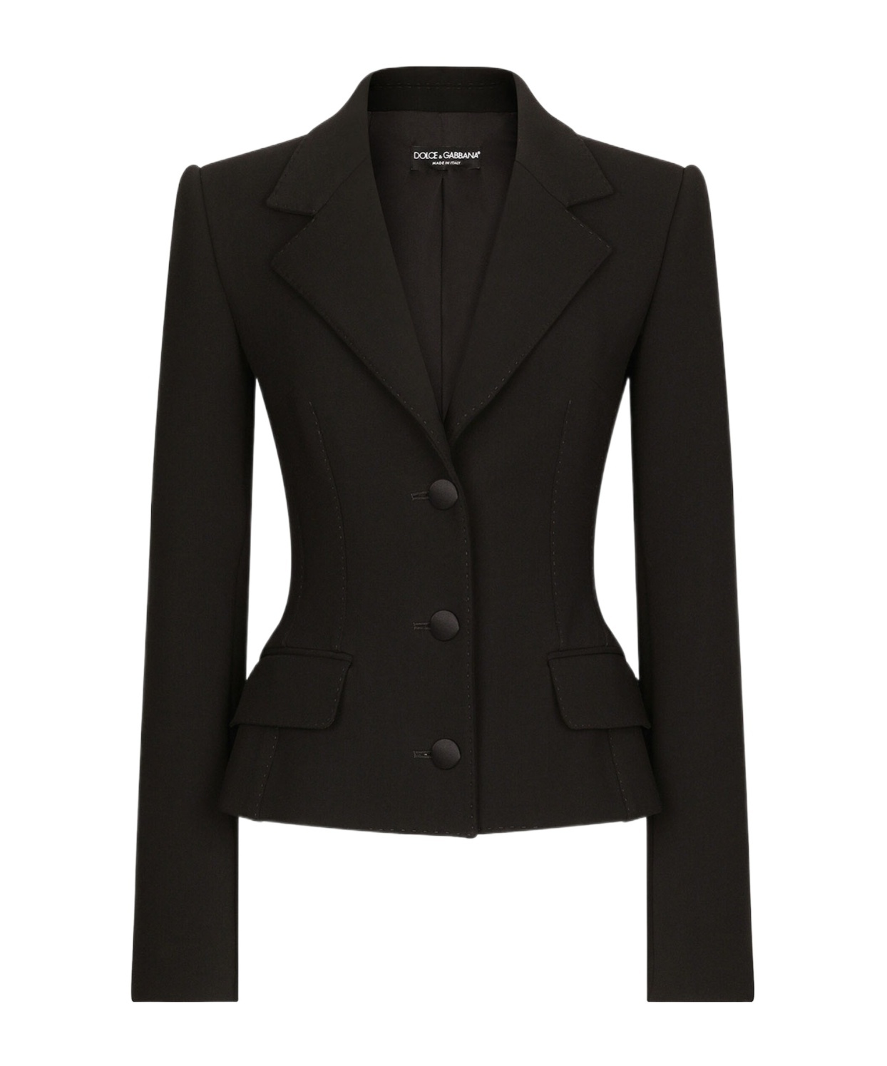 Virgin wool-blend blazer