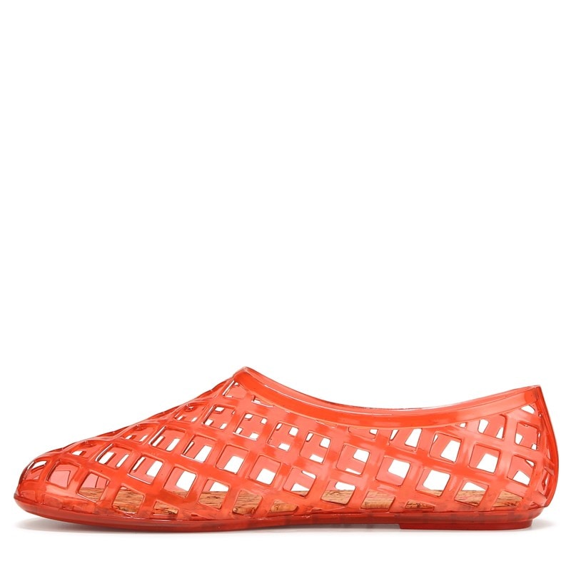 Women's Uma Jelly Flat Shoes (Red)