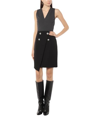 Woman Mini skirt Black Size 4 Wool