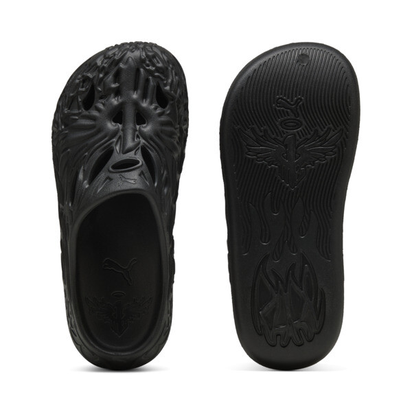 PUMA MB.04 Basketball Slides in Black