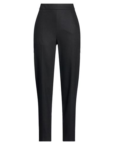 Woman Pants Black Size 4 Wool, Cashmere, Elastane