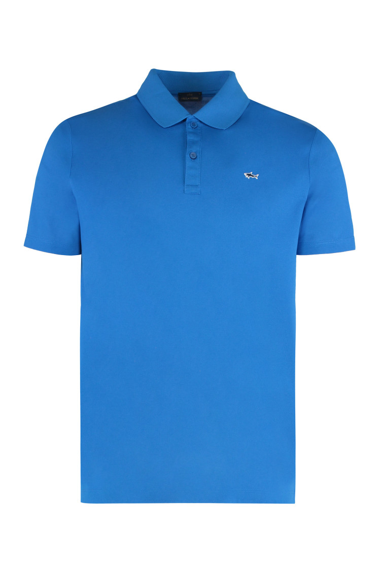 Paul & Shark - short sleeve polo shirt with side slit