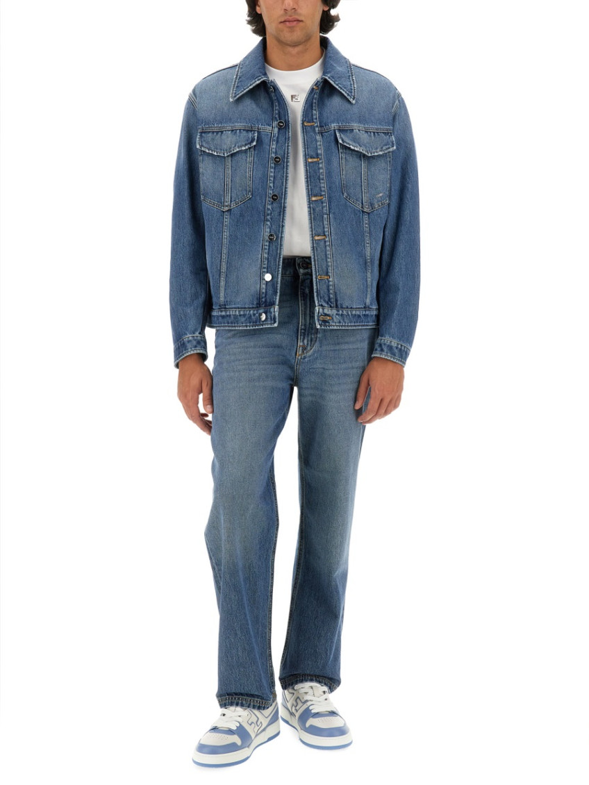 Collared Button-up Jacket