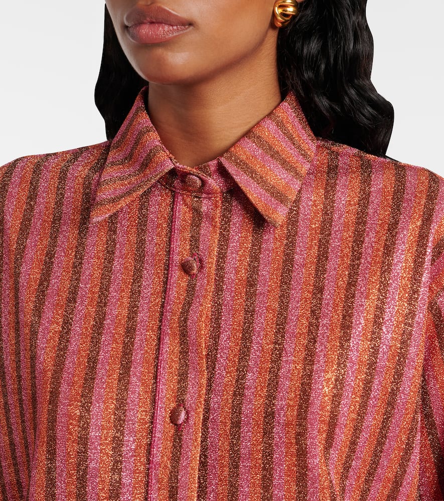 Oséree Lumière striped shirt