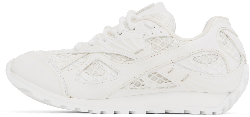 Bottega Veneta White & Off-White Orbit Sneakers