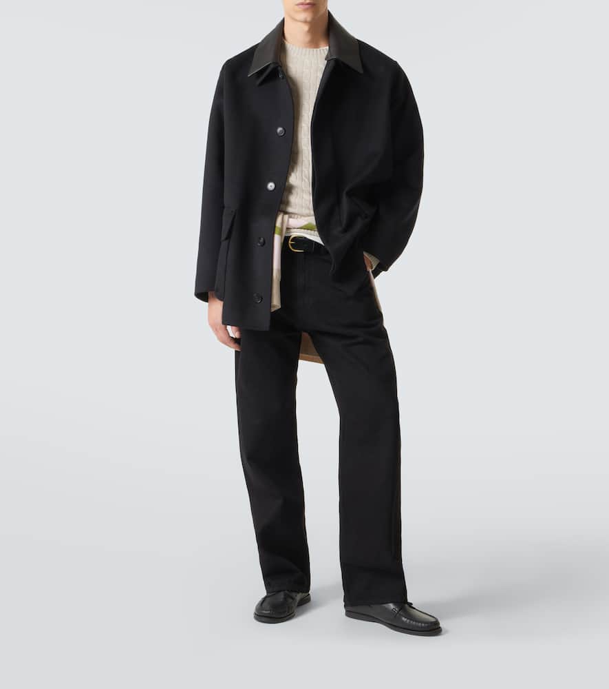 Cable-knit cashmere sweater