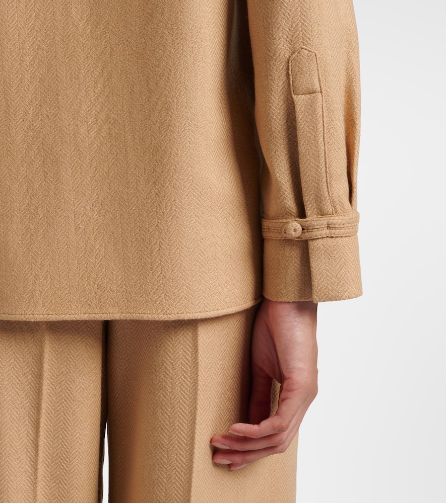 Cruz cashmere and silk shirt