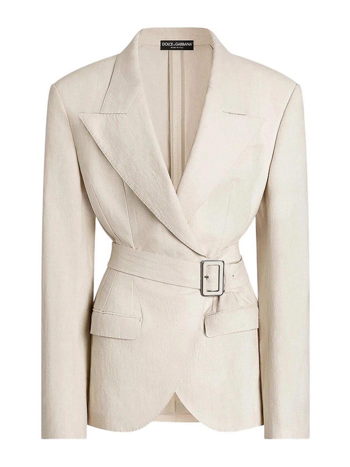 Single-breast Belted Jacket