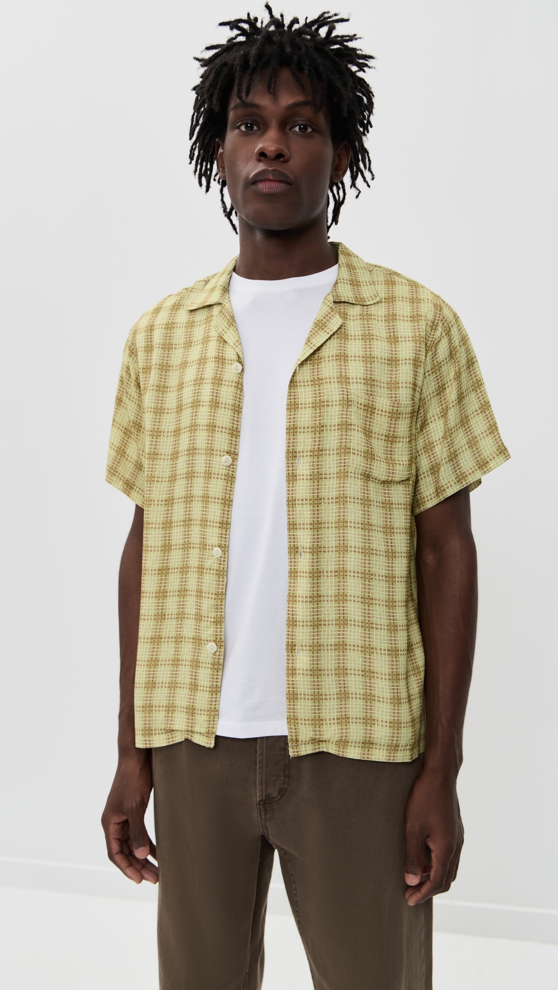 Tartan Camp Shirt Citrus