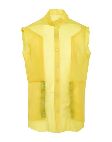 Man Shirt Yellow Size 36 Calfskin