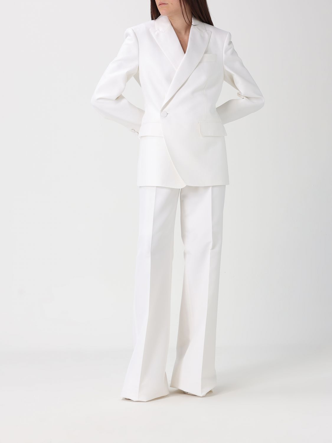 Suit Woman color White