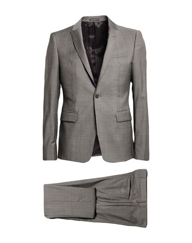 David Line Man Suit Grey Size 36 Virgin Wool