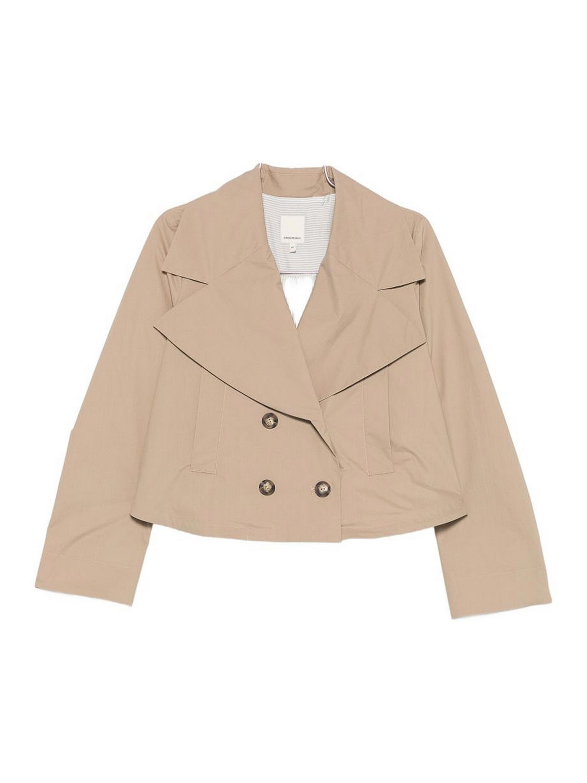 Cotton Double-breasted Jacket