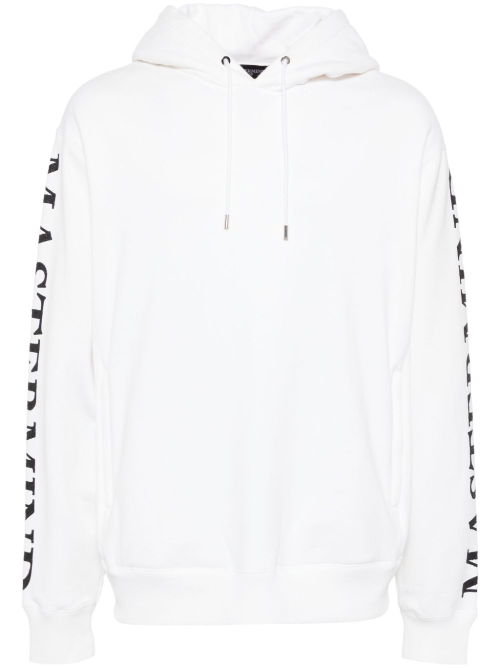 Logo print hoodie - White