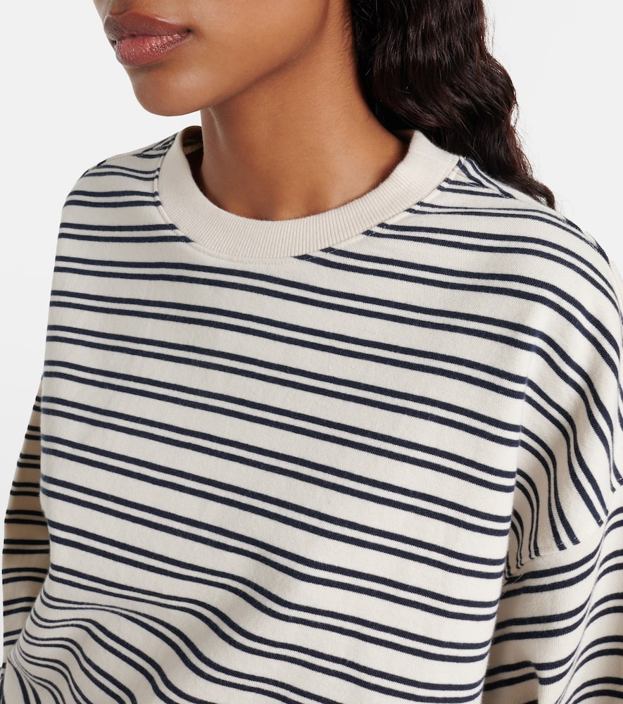 Isabelle striped cotton jersey sweatshirt