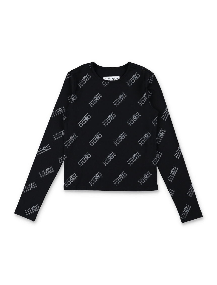 Girls Black Logo T-Shirt