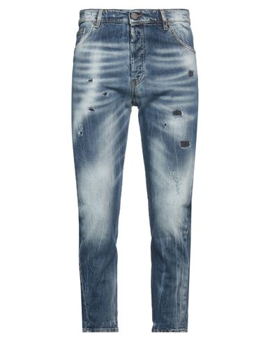 Patriòt Man Jeans Blue Size 32 Cotton, Elastane