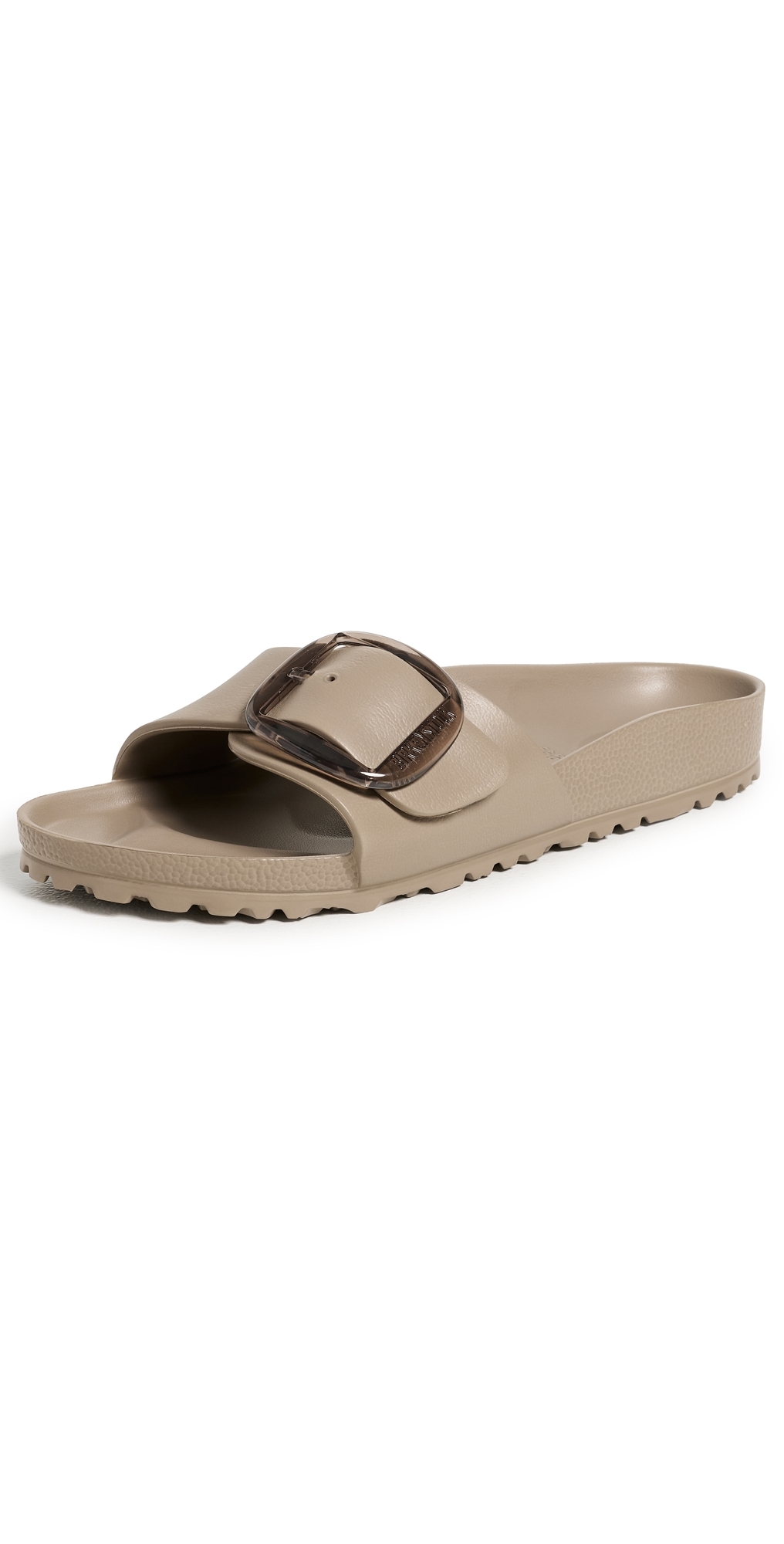 Madrid EVA Big Buckle Sandals Gray Taupe