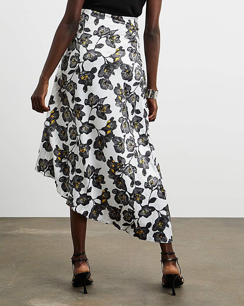 Joanna Hope Satin Pleated Skirt