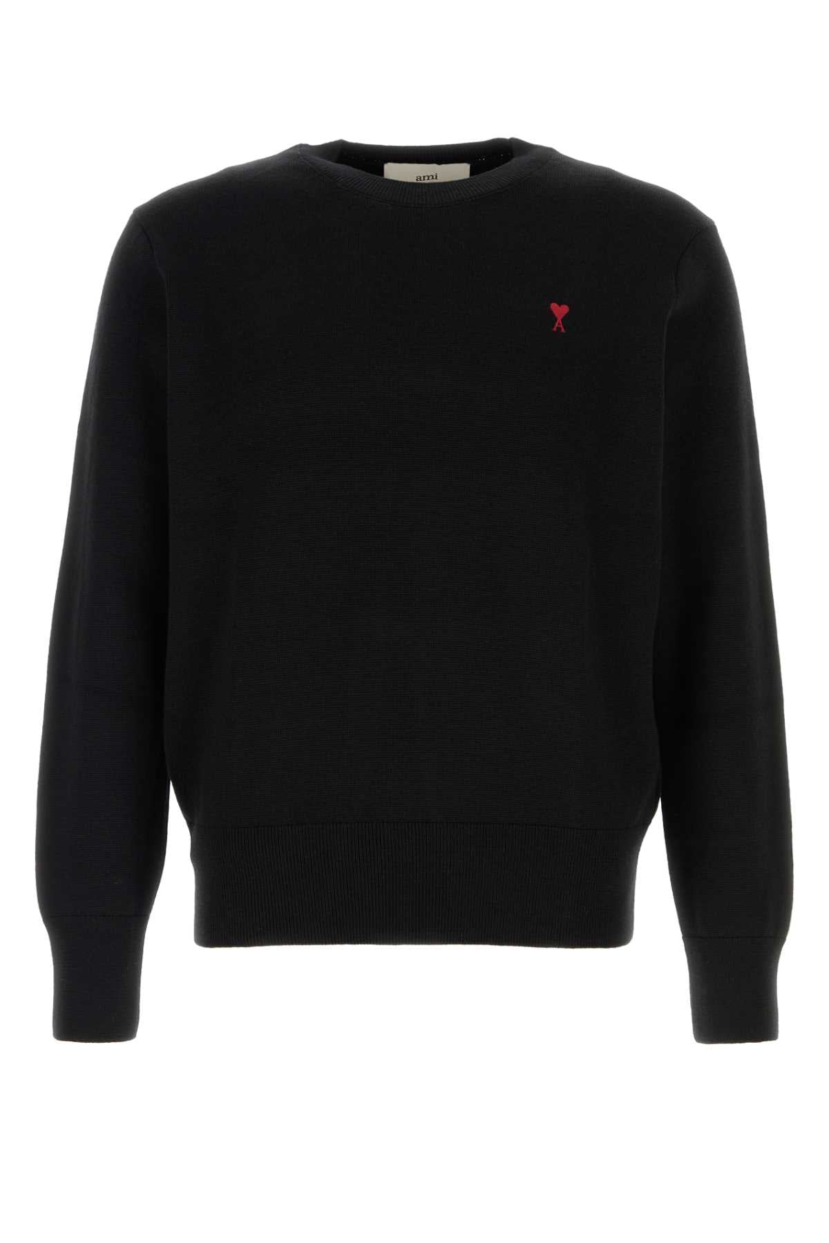 Merino Wool Sweater — Black