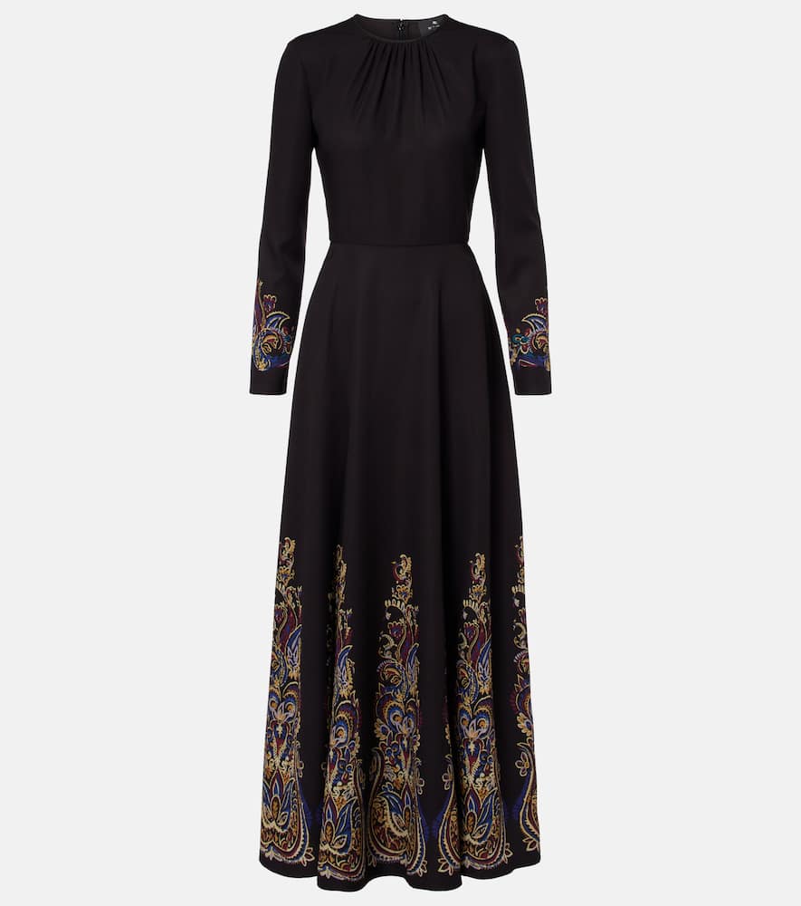 Paisley maxi dress