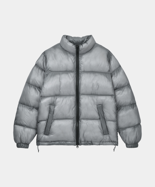 D-Shell Cross Puffer Padding Gray