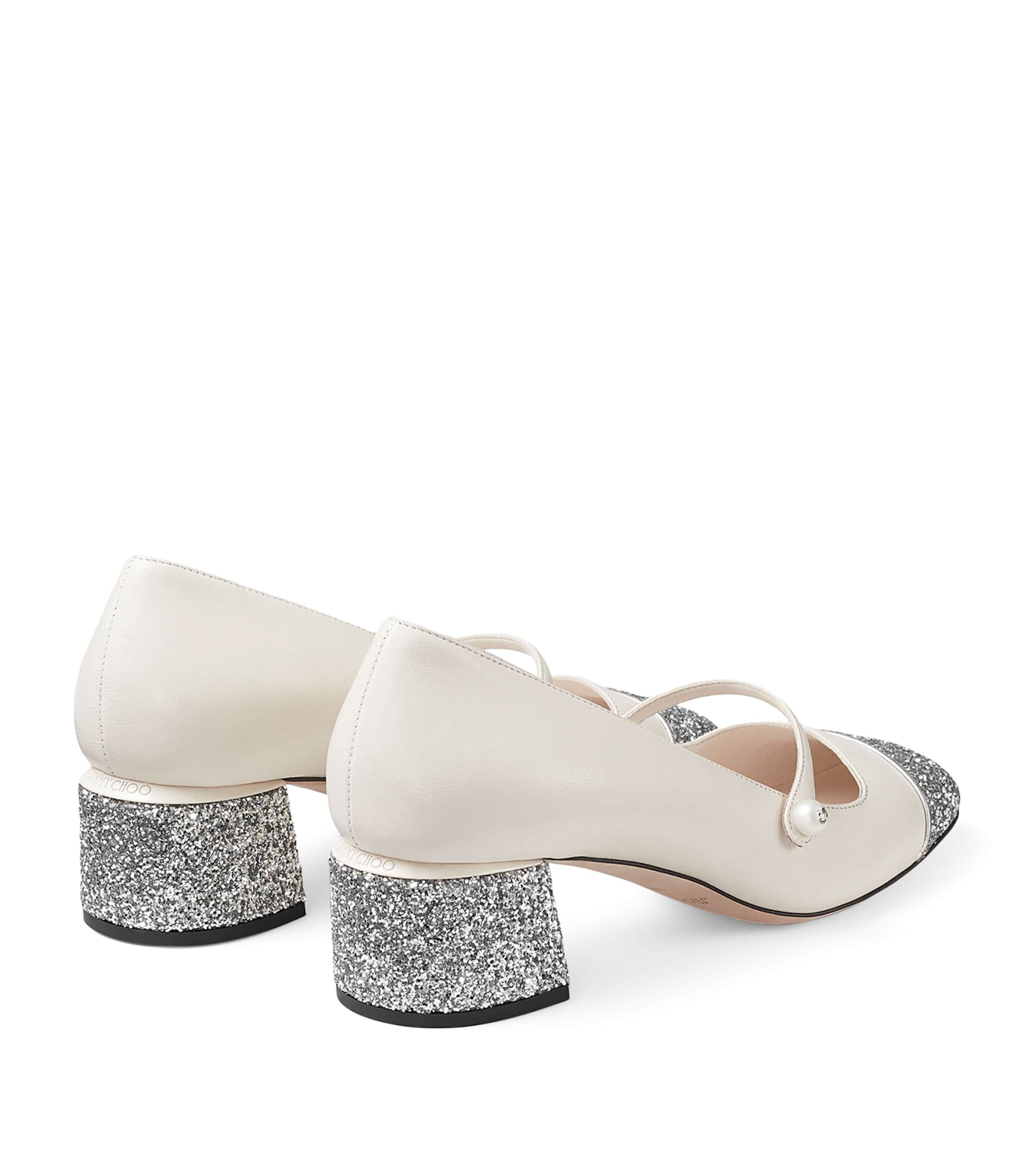 Elisa 45 Leather Mary Jane Pumps