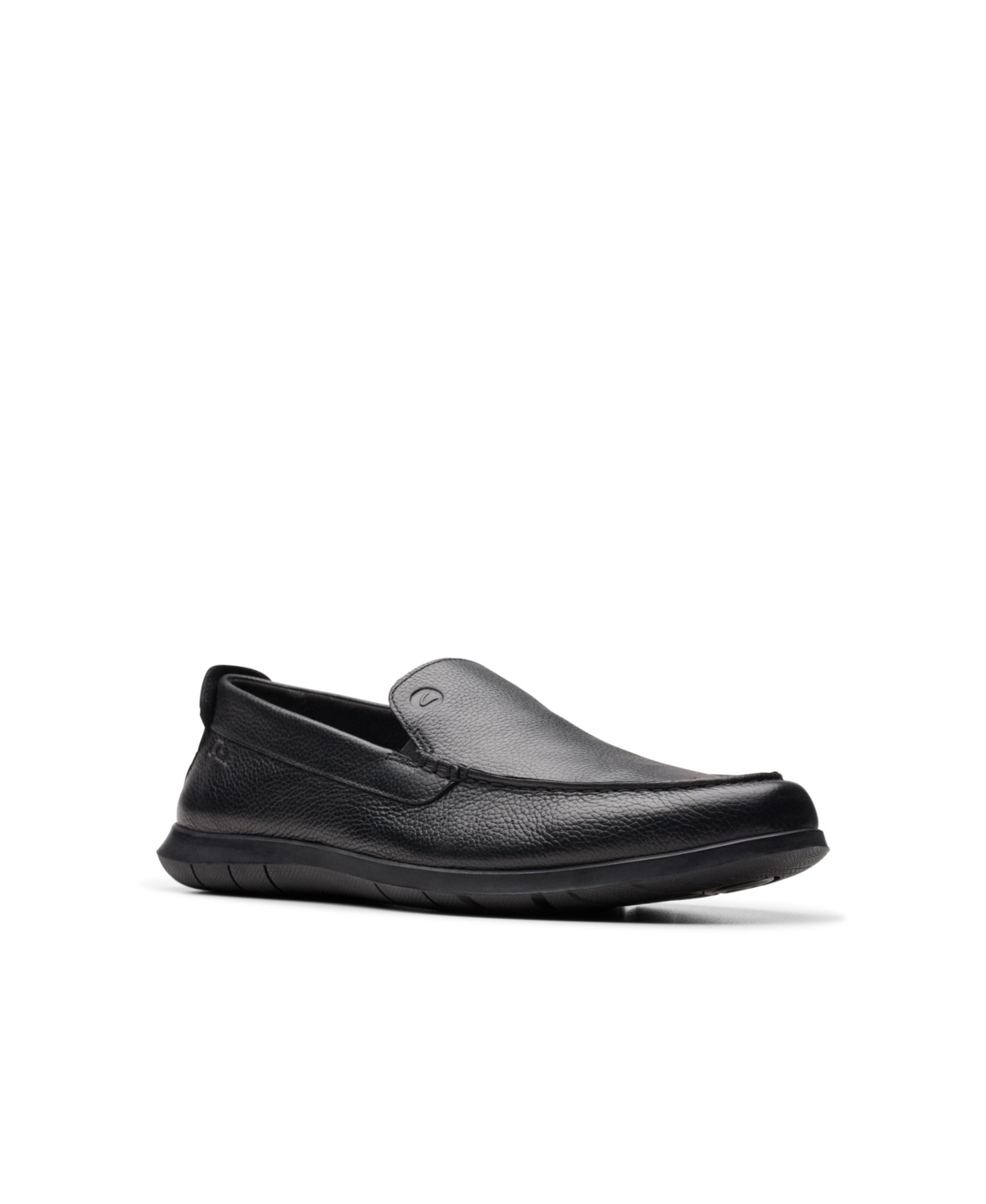 Men's Collection Flexway Step Slip On Shoes - Black Leather