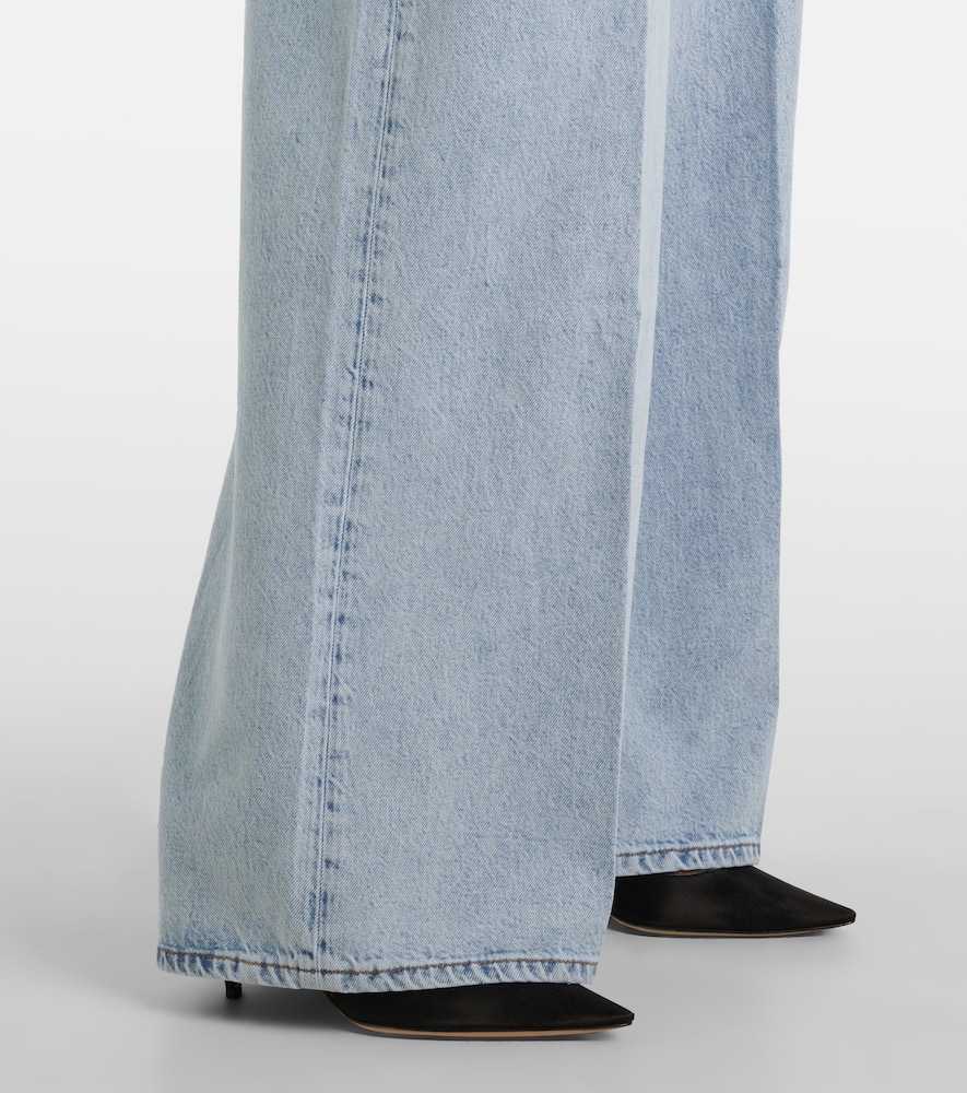 High-rise wide-leg jeans