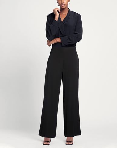 Woman Pants Black Size 10 Polyester, Elastane