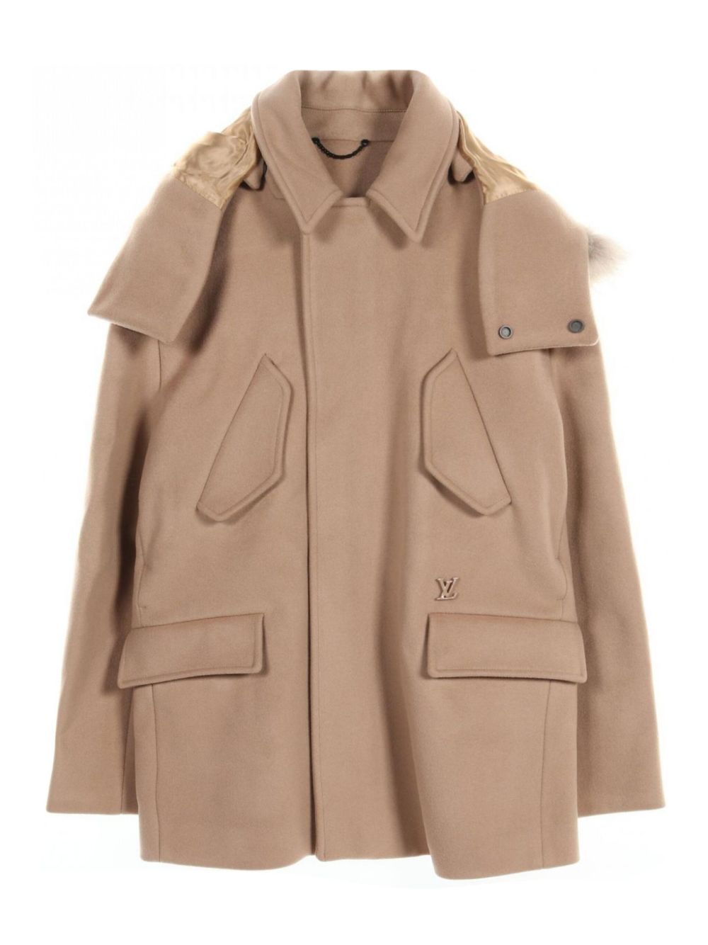 2010s wool-blend coat - Neutrals