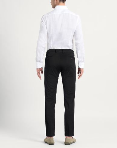 Man Pants Black Size 38 Cotton, Elastane