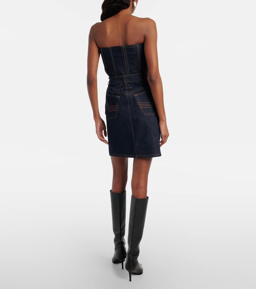 Denim miniskirt