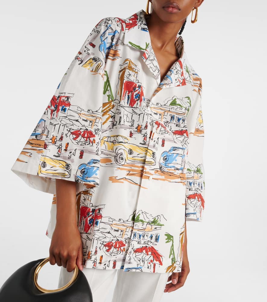 Jacquemus Casaco printed cotton bowling shirt