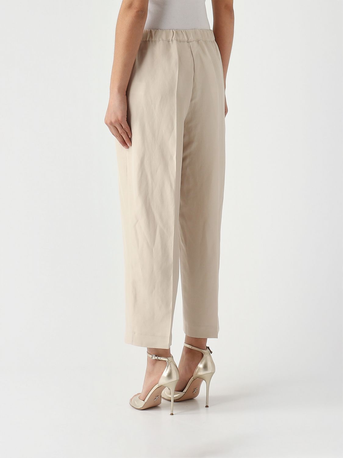 Pants Woman color Beige