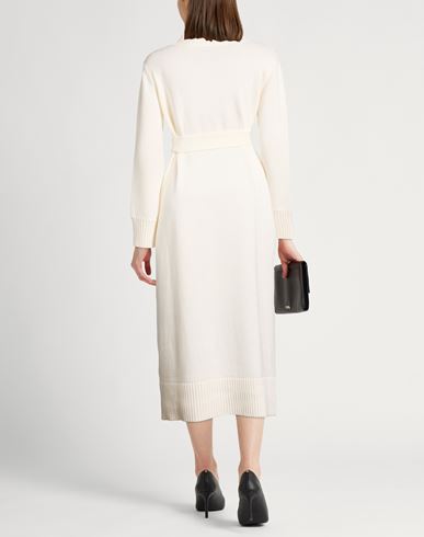 Woman Midi dress Ivory Size L Cashmere