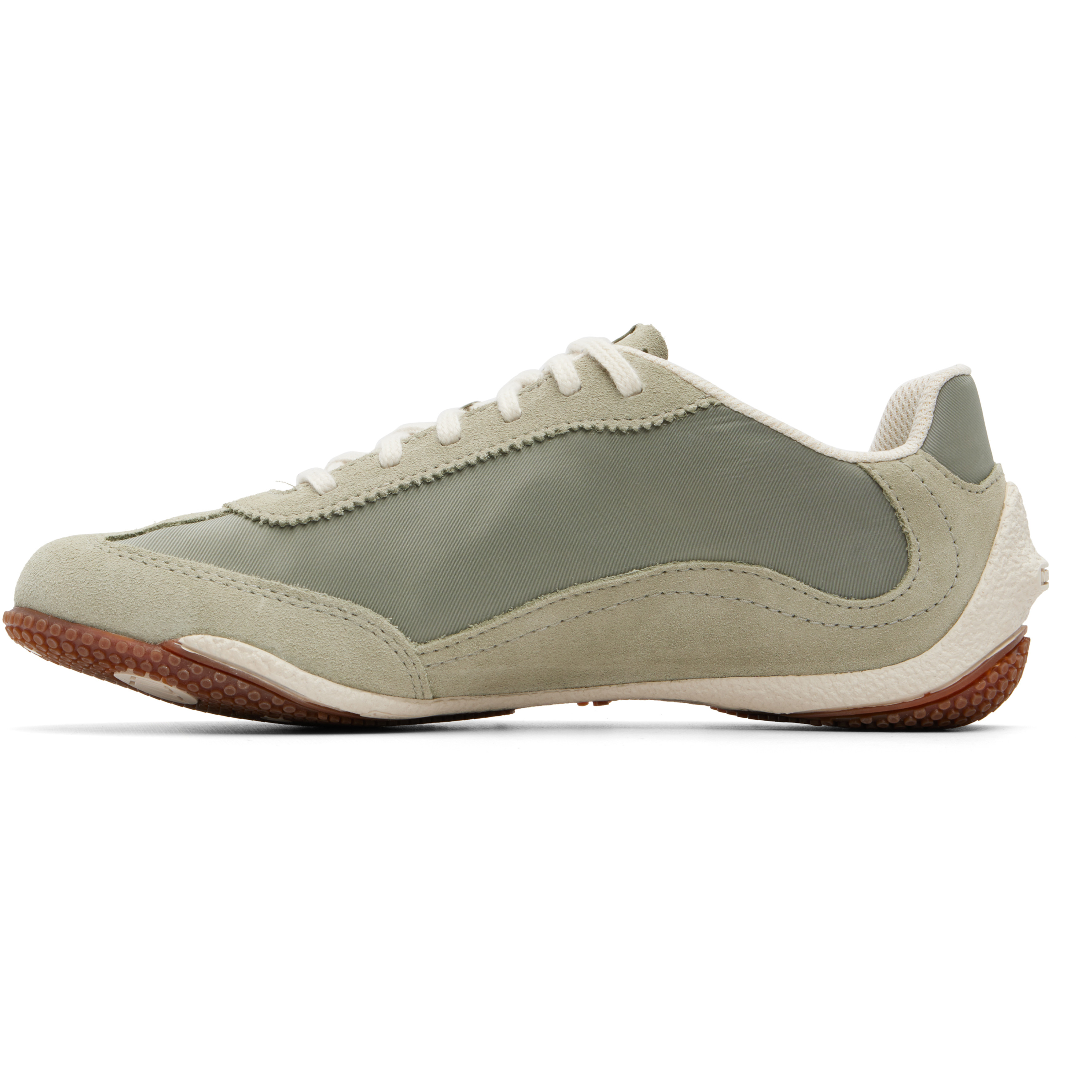 Beige & Green Relay Fly Vent Sneakers