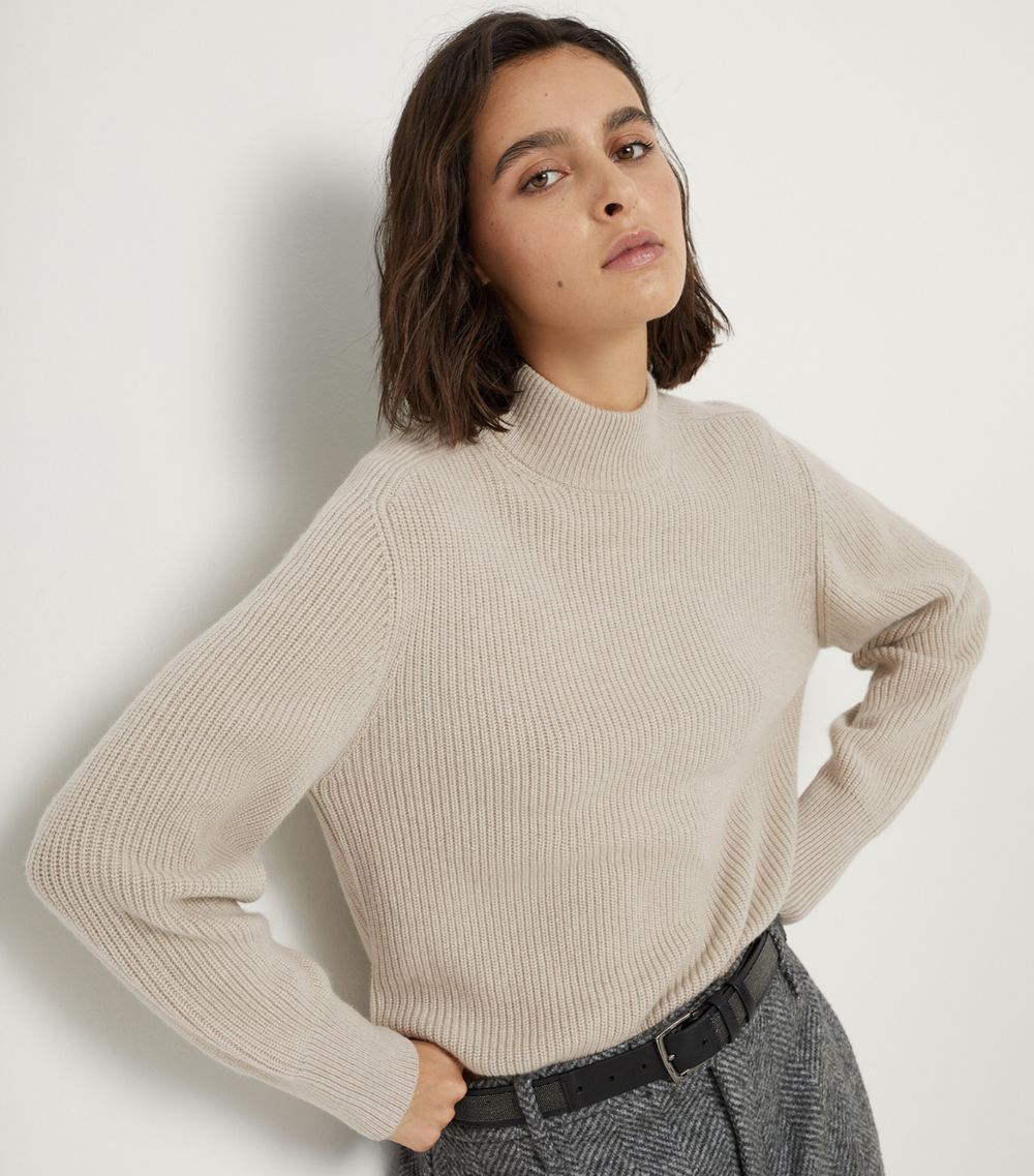 Cashmere English RIb Sweater