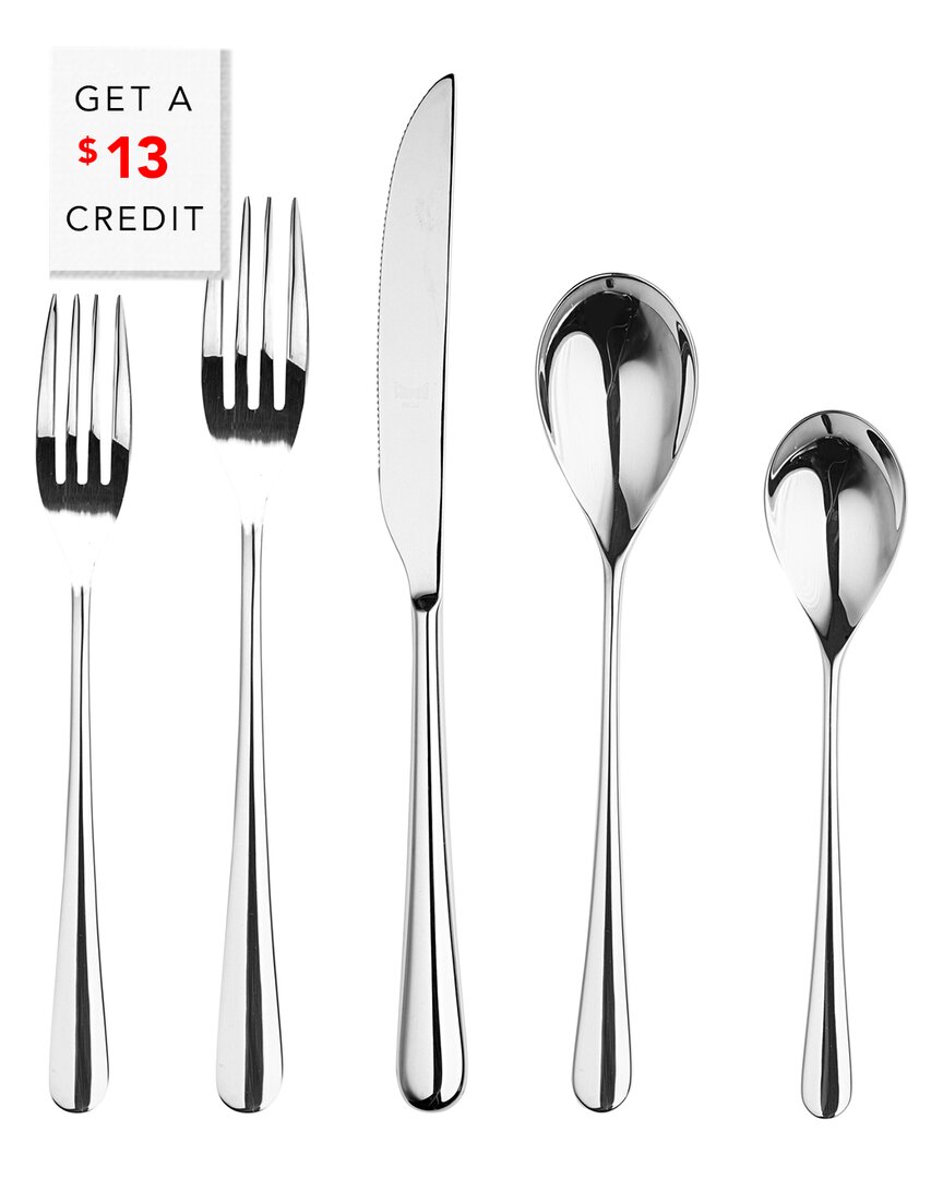 5Pc Neve Mirror Flatware  Set