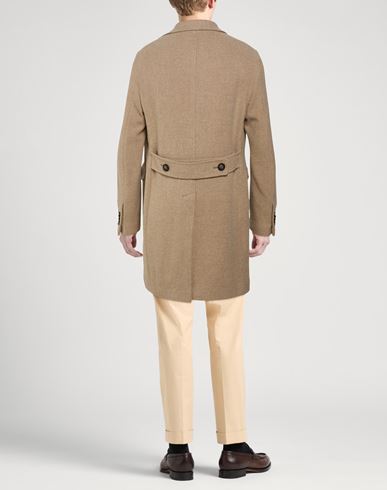 Man Coat Sand Size 36 Virgin Wool, Polyamide