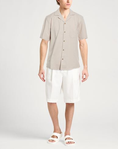 Man Shirt Beige Size S Cotton, Recycled cotton