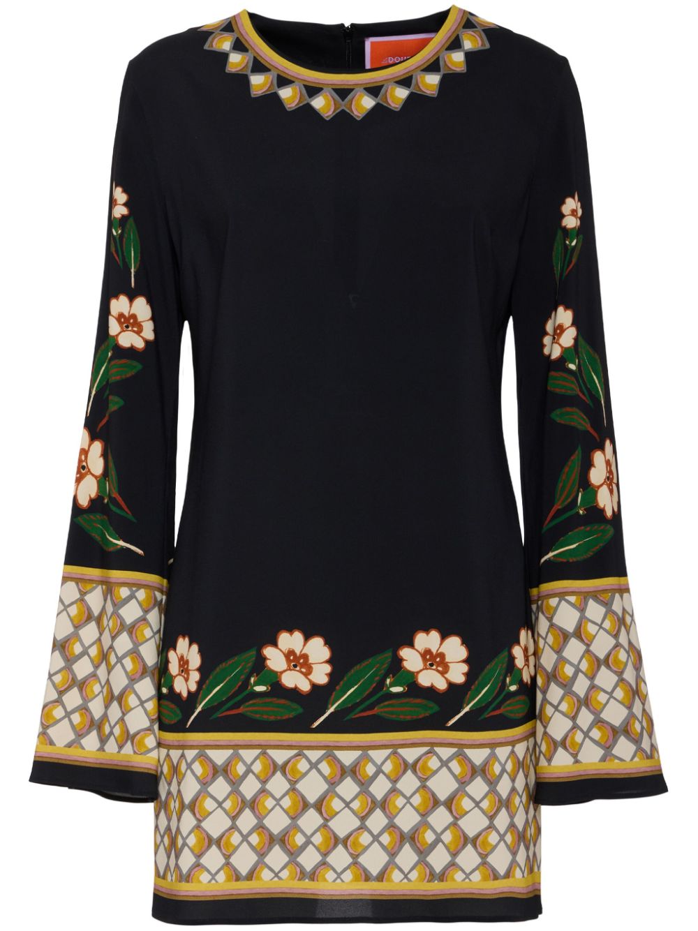 라 더블제이 여성 슈프림 스윙 미니 드레스 - 블랙 DRE0619VIS001DAZ01BL01