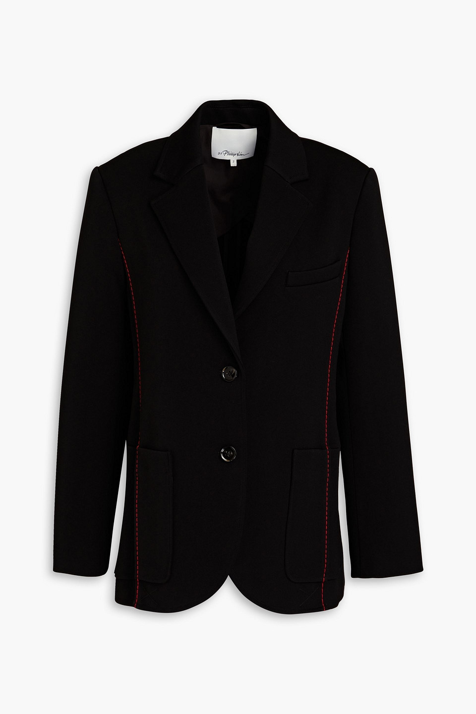Twill blazer - Black - US 0
